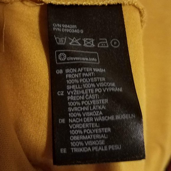 H & M Golden Yellow Sleeveless Top - Picture 6 of 6